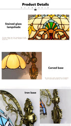Odette Stained Glass Wall Sconce