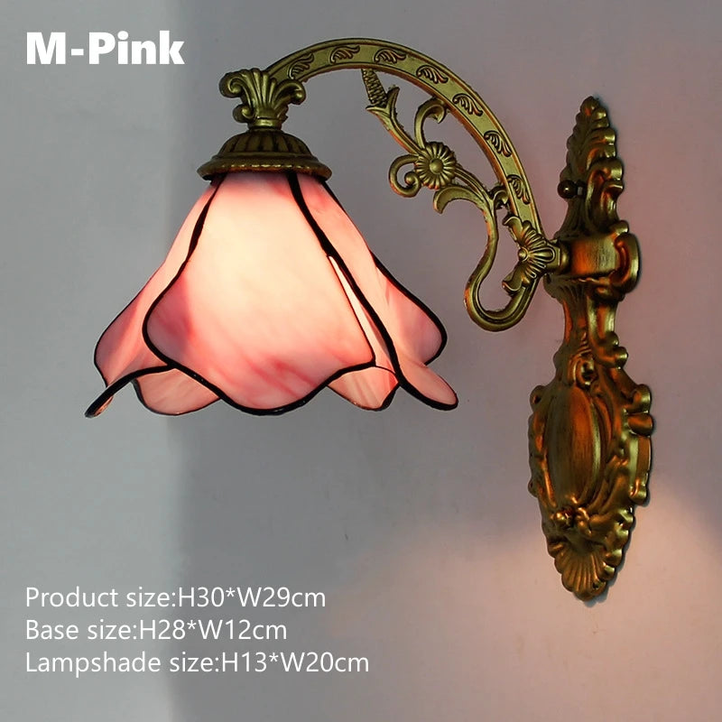 Odette Stained Glass Wall Sconce