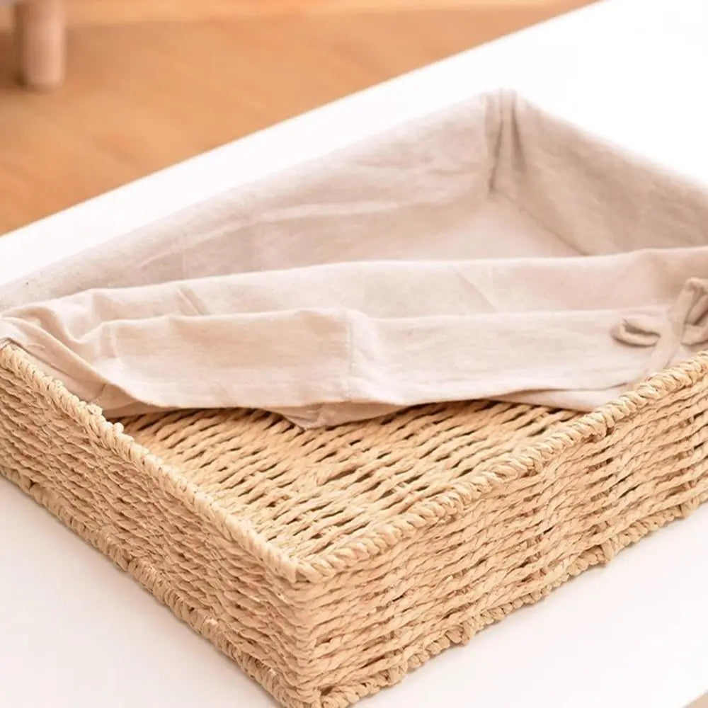 Colette Handwoven Rattan Storage Tray