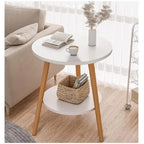 Tobin Two-Tier Wooden Side Table