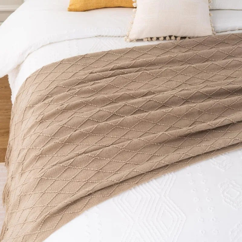 Freya Nordic Tassel Throw