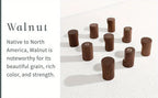 Everett Walnut Wall Hooks