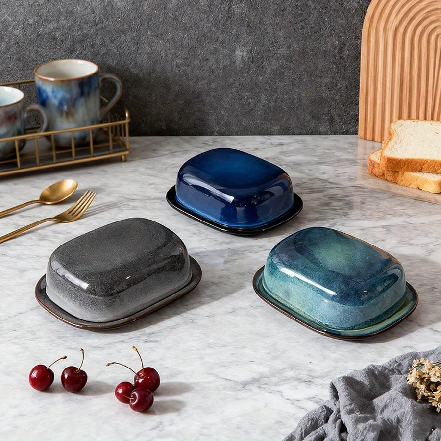 Etta Kiln-Glazed Butter Dish