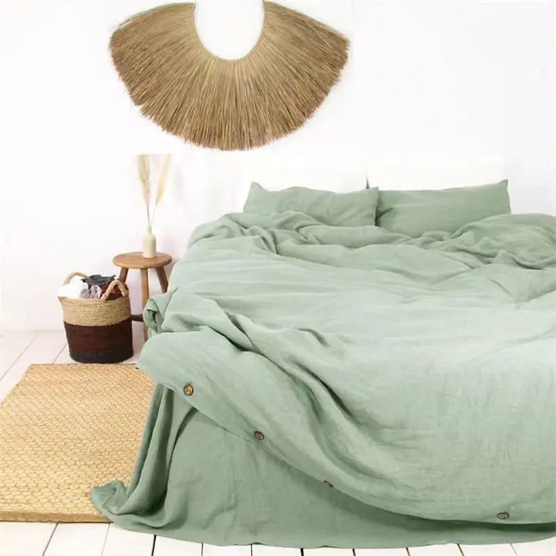Elodie French Linen Duvet Cover