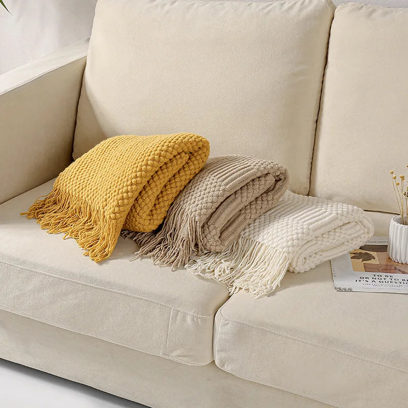 Freya Nordic Tassel Throw