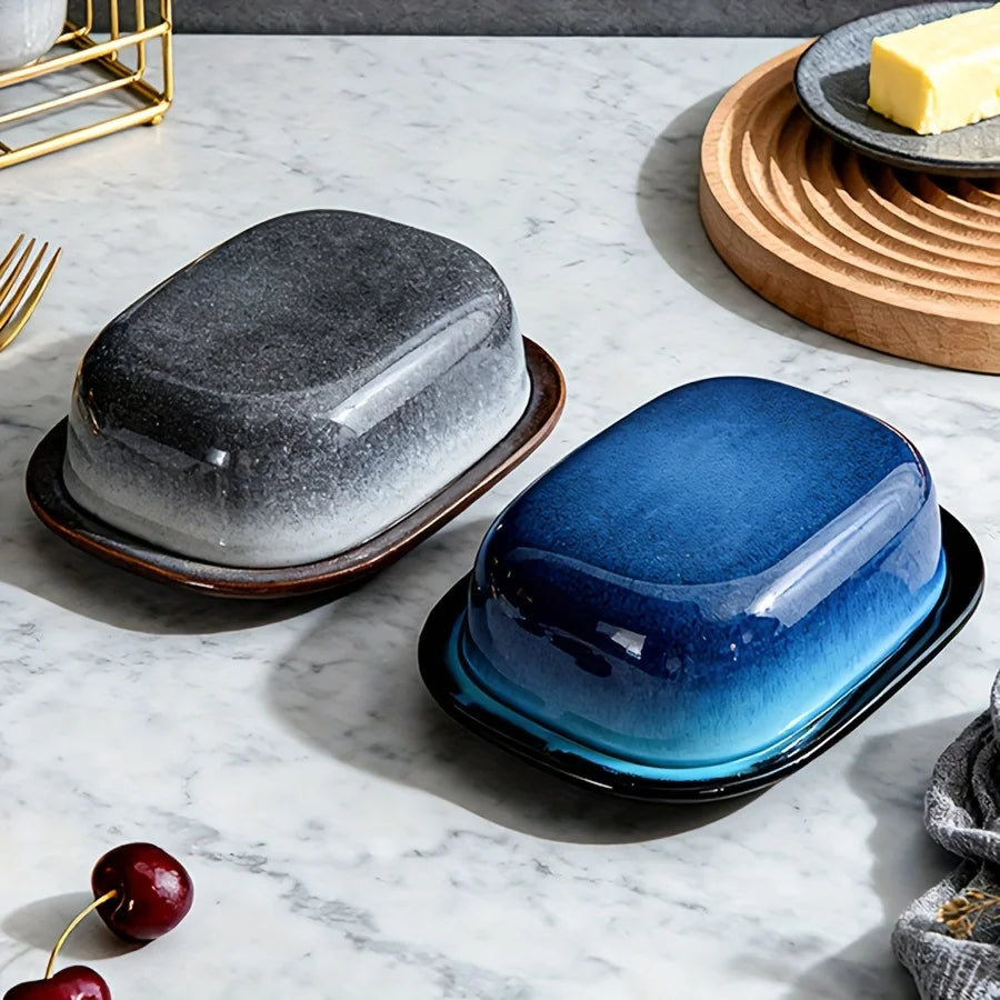 Etta Kiln-Glazed Butter Dish