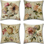 Posy Vintage Floral Cushion Cover