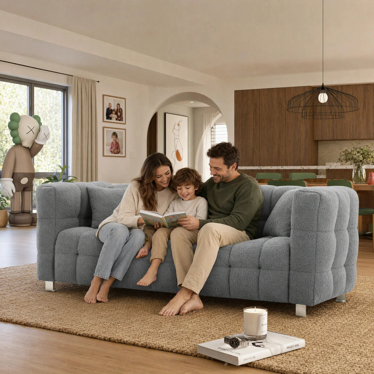 Poppy Teddy Fleece Sofa