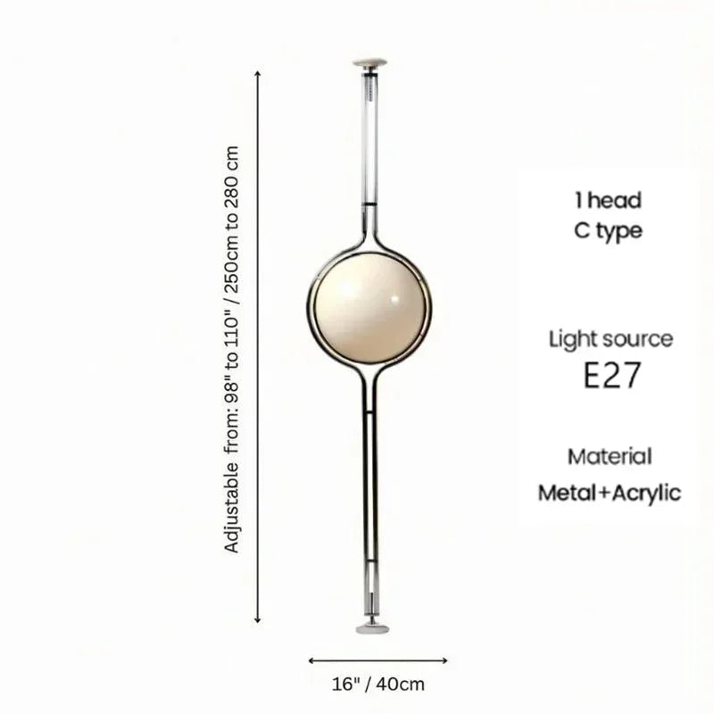 Orbital Globe Floor Lamp