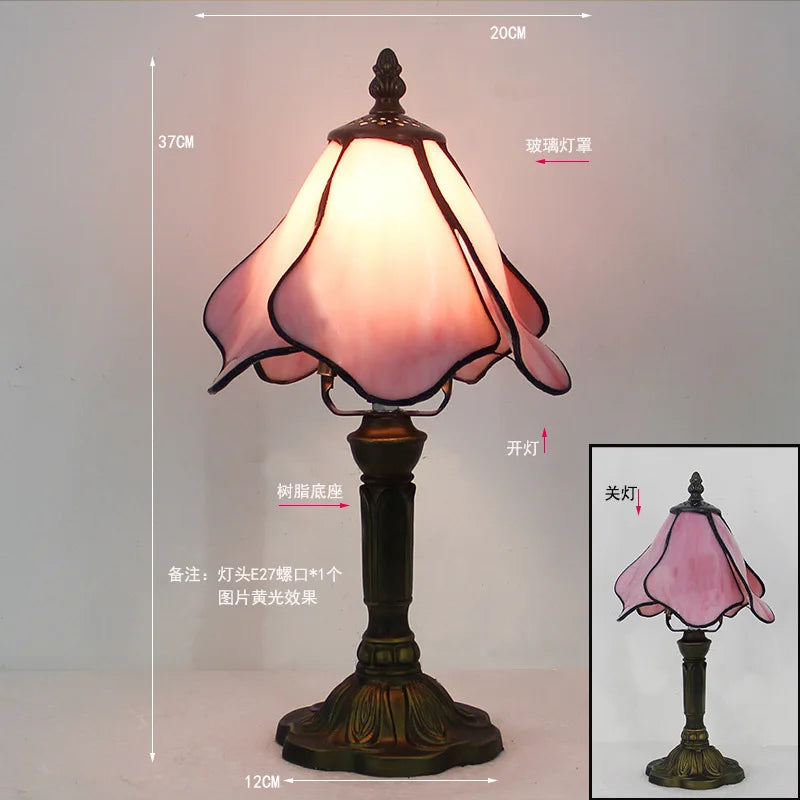 Rosalie Stained Glass Table Lamp