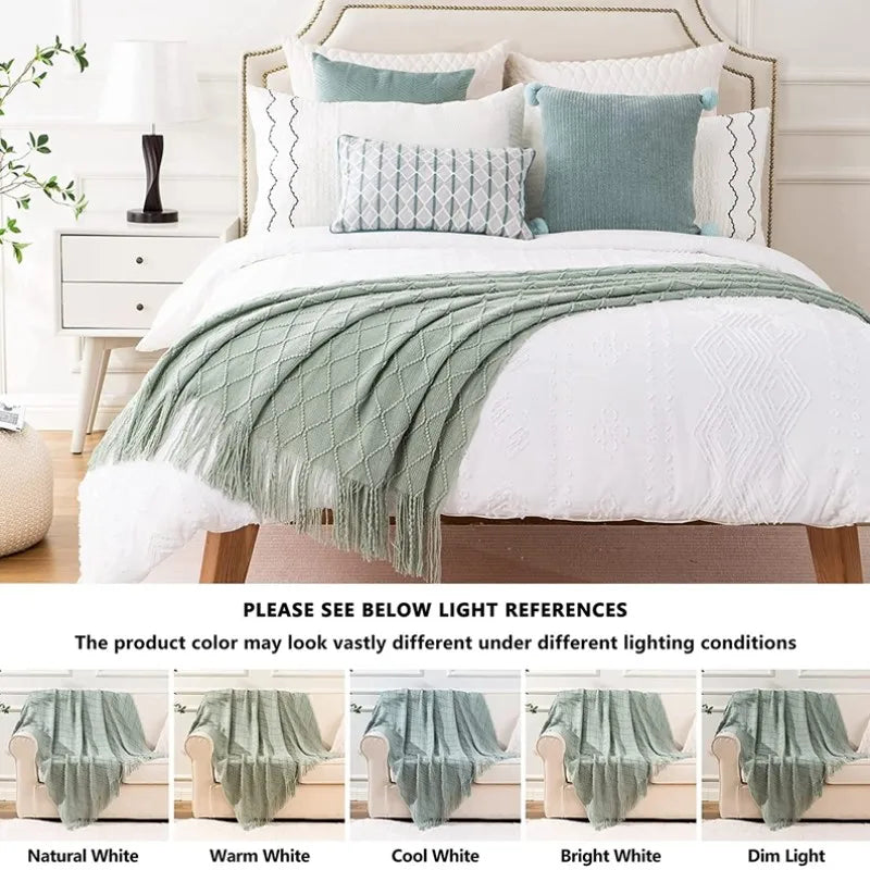 Freya Nordic Tassel Throw