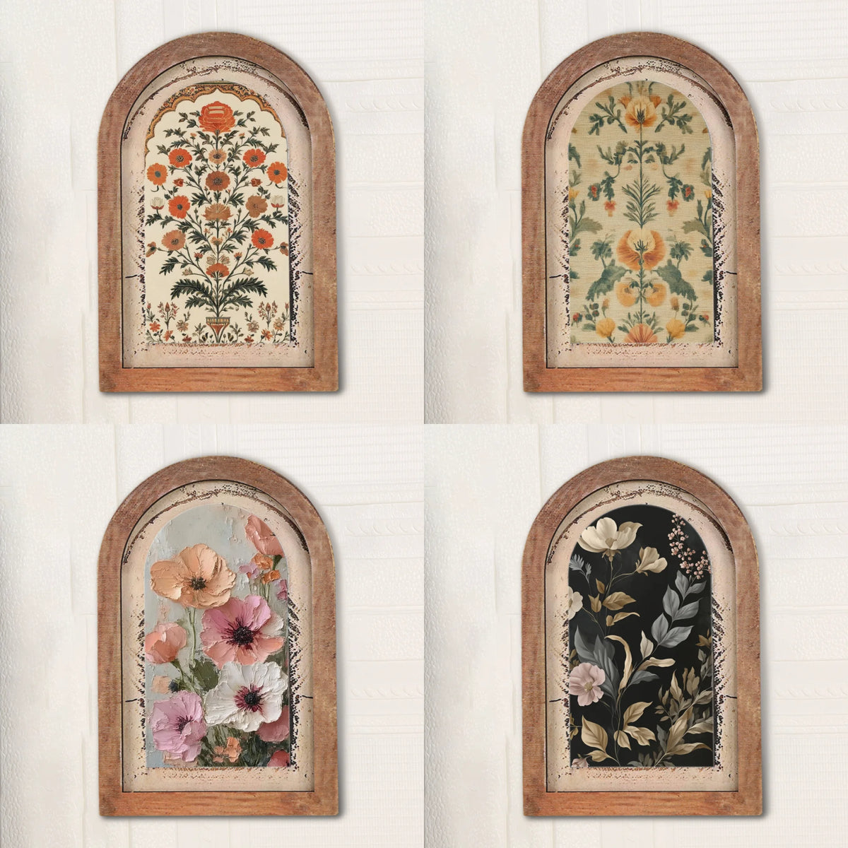 Mabel Arched Botanical Wall Art