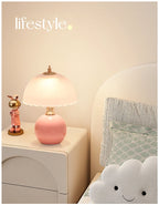 Nori Ceramic & Glass Book Lamp