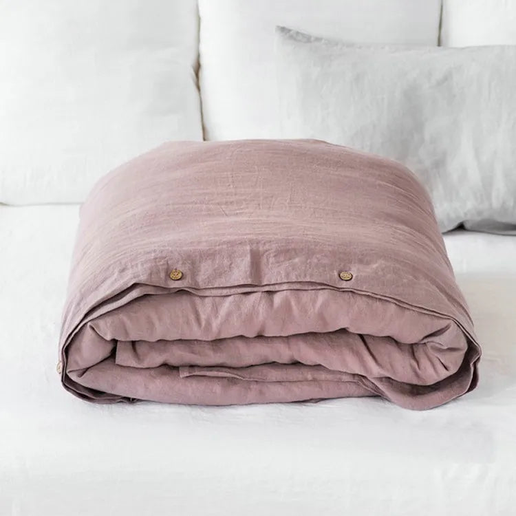 Elodie French Linen Duvet Cover