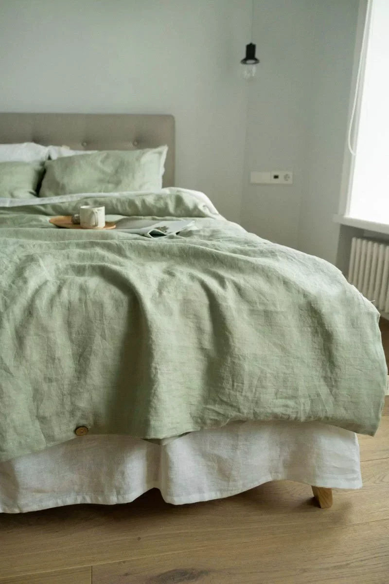 Elodie French Linen Duvet Cover