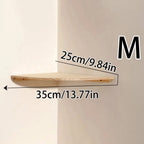 Wren Scalloped Floating Corner Shelf
