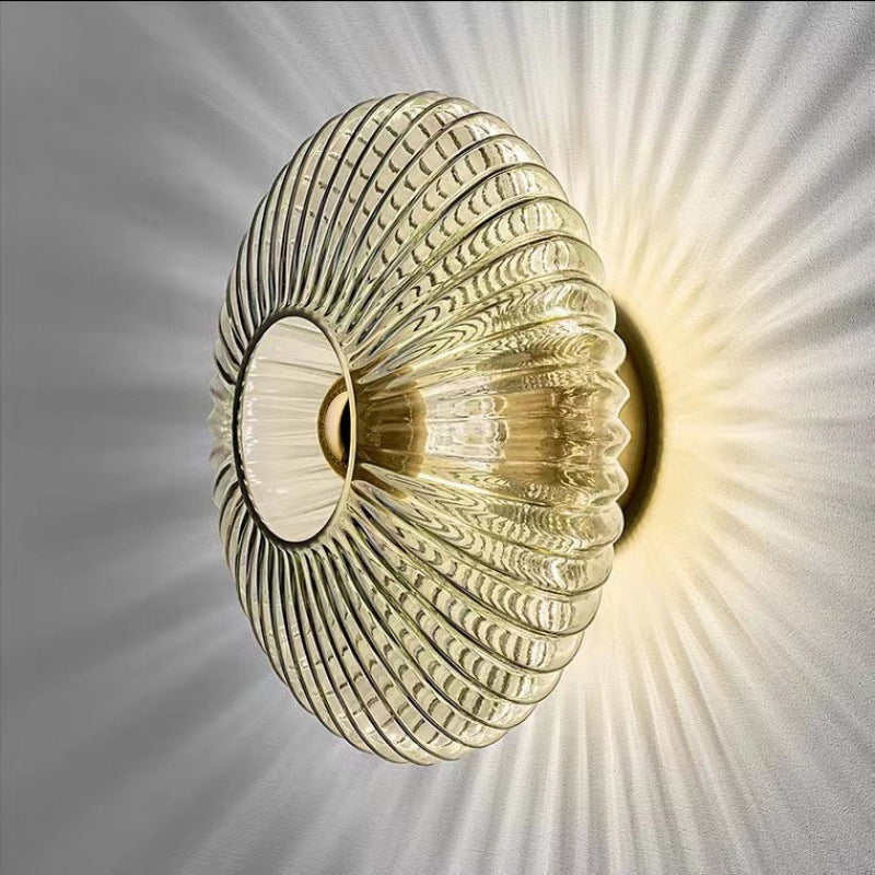 Nordic Vintage Glass Wall Sconce — product detail view 4