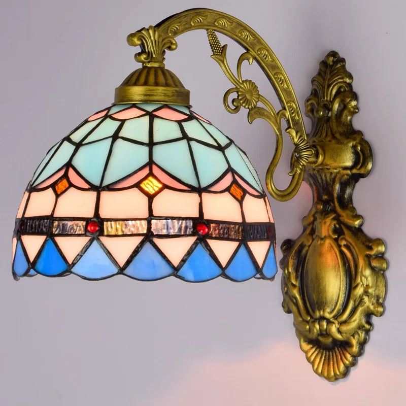 Odette Stained Glass Wall Sconce