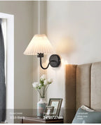 Rue Pleated Umbrella Wall Lamp