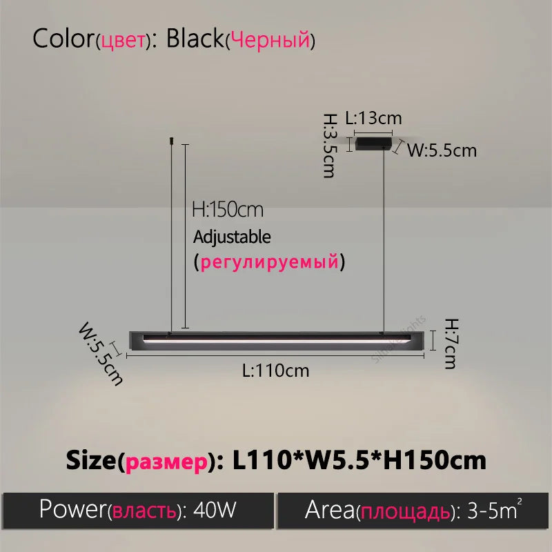 Linea LED Pendant