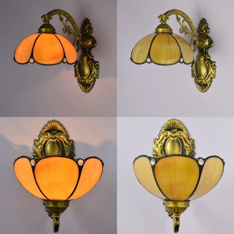 Odette Stained Glass Wall Sconce
