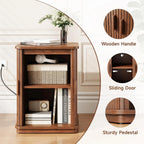 Nell Fluted Charging Nightstand