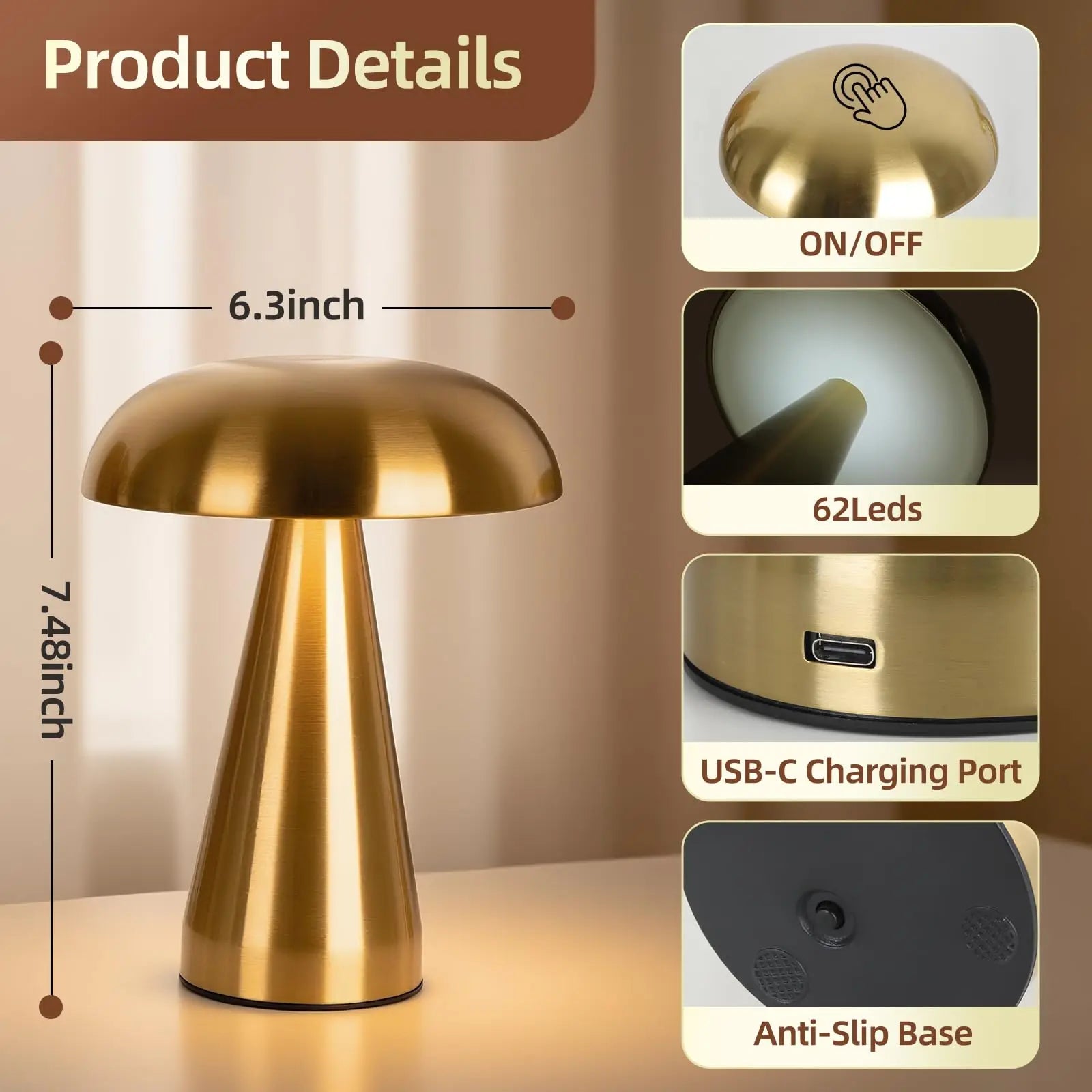 Noma Mushroom Table Lamp