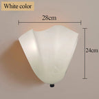 Selene Stacked Glass Shell Wall Sconce
