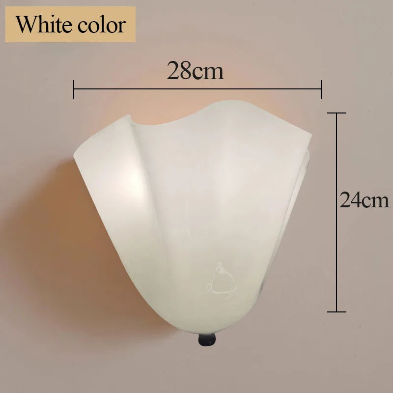 Selene Stacked Glass Shell Wall Sconce