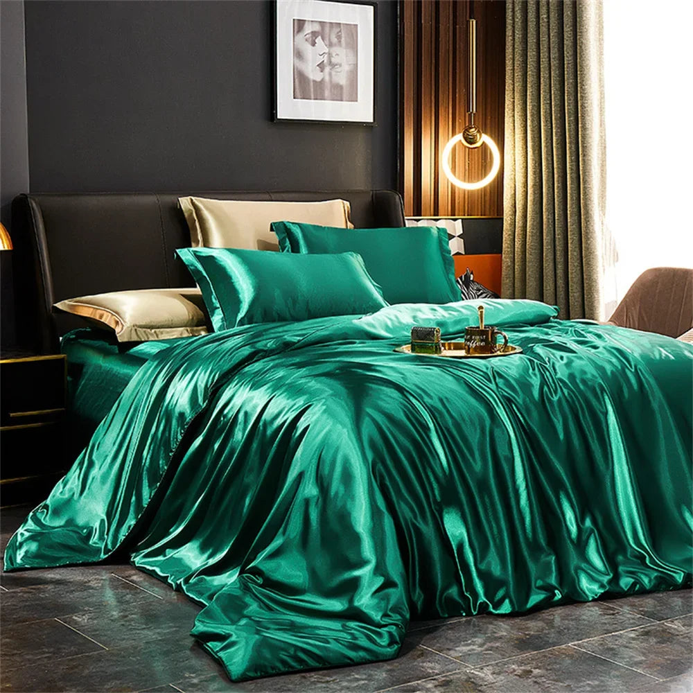 Celeste Satin Bedding Set