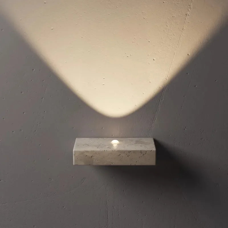 Soren Travertine Wall Sconce