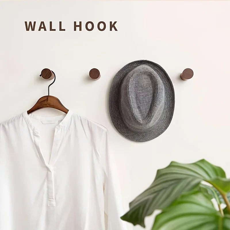 Everett Walnut Wall Hooks