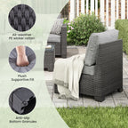 Capri Woven Patio Sectional Set