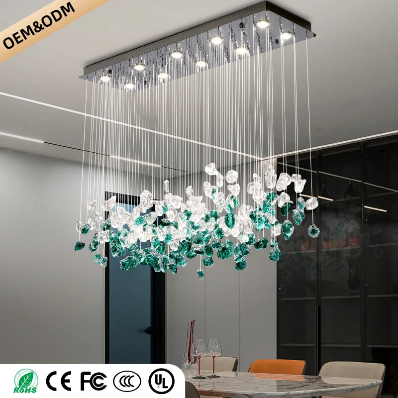 Halo Glass Chandelier