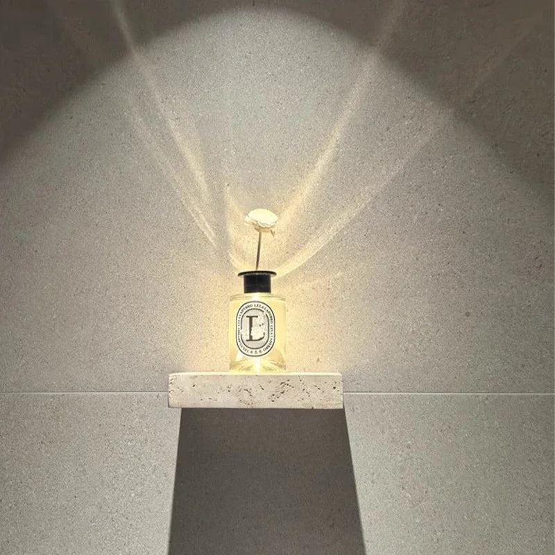 Soren Travertine Wall Sconce