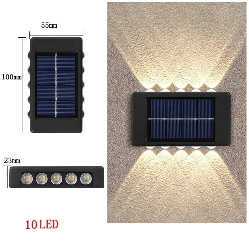 Solar Up & Down Wall Light — product detail view 13