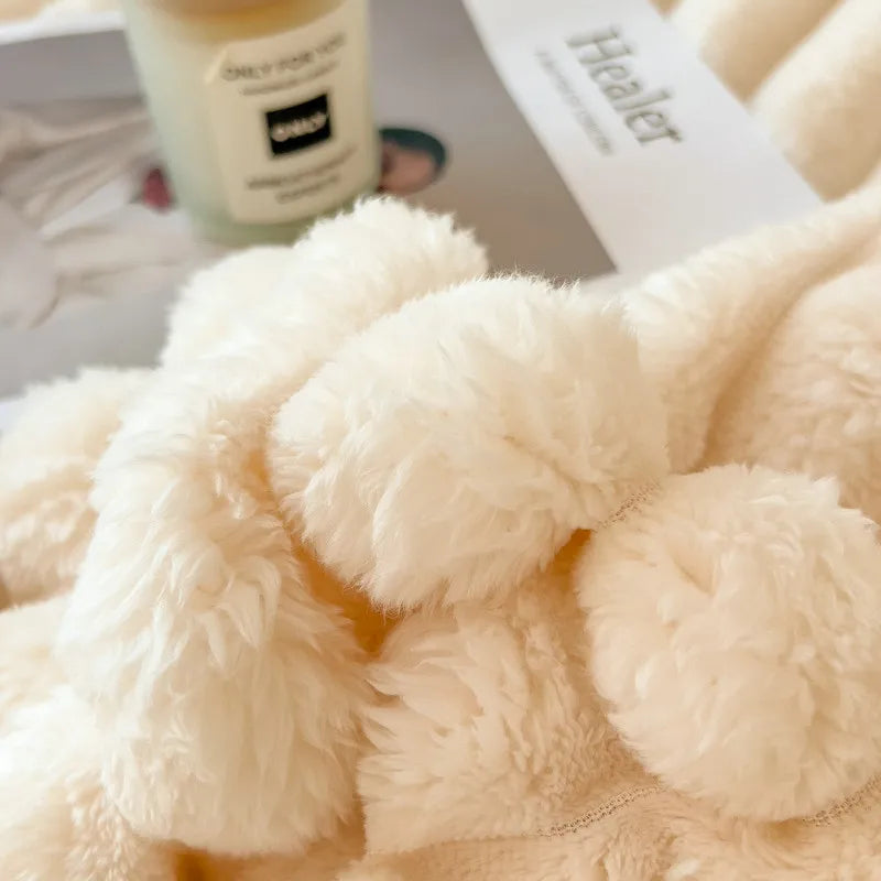 Leni Plush Faux-Fur Throw