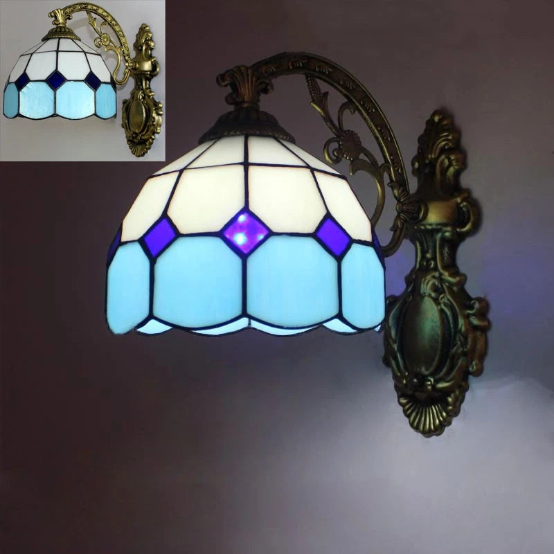 Odette Stained Glass Wall Sconce