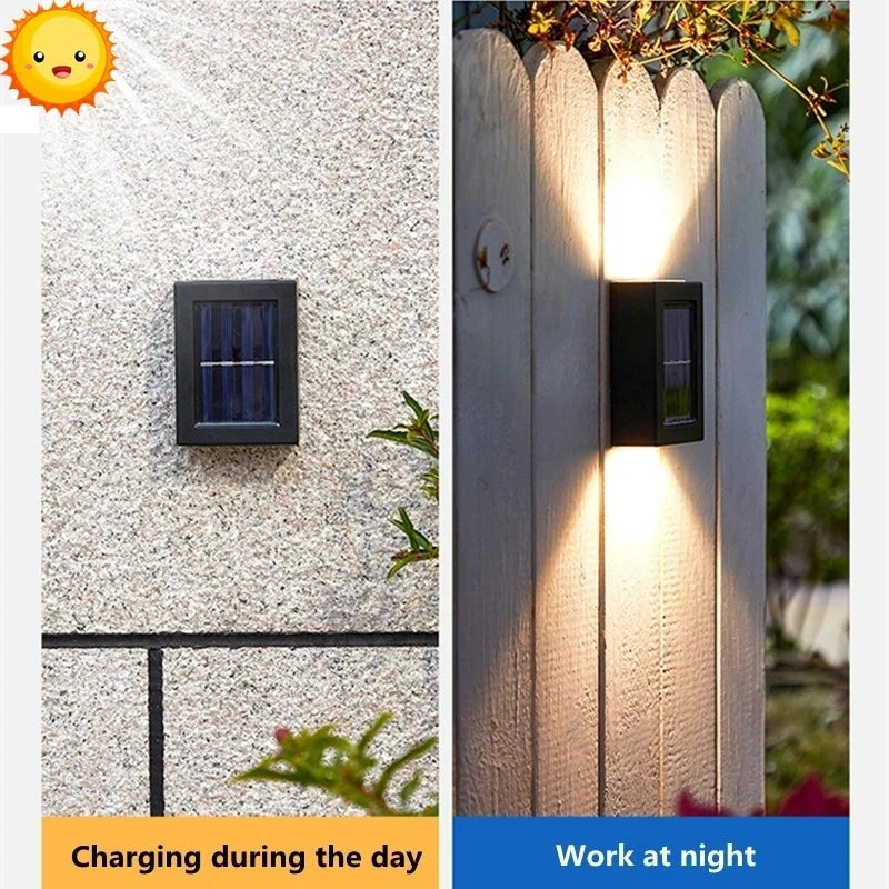 Solar Up & Down Wall Light — product detail view 3