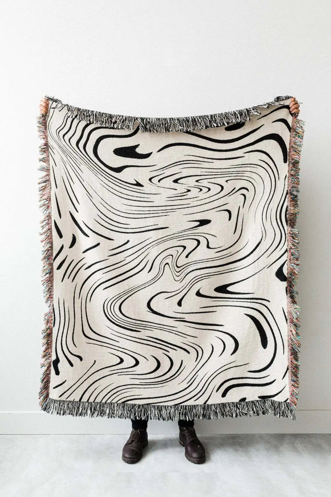 Veda Abstract Jacquard Woven Throw