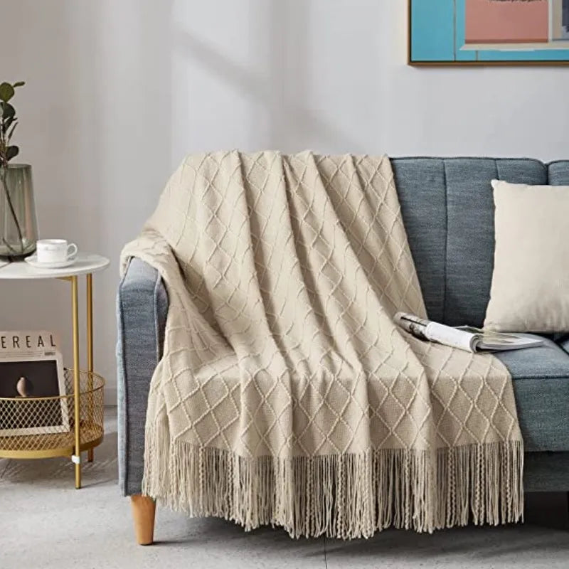 Freya Nordic Tassel Throw