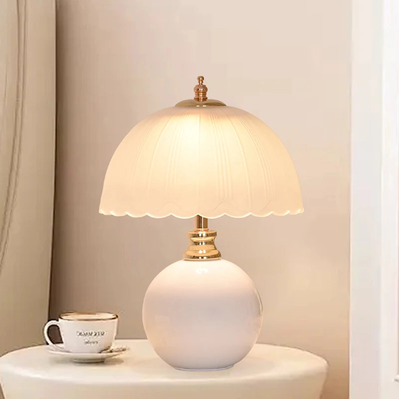 Nori Ceramic & Glass Book Lamp