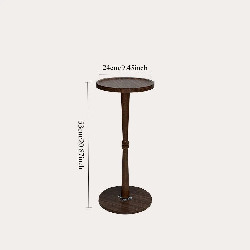 Alden Pedestal Side Table