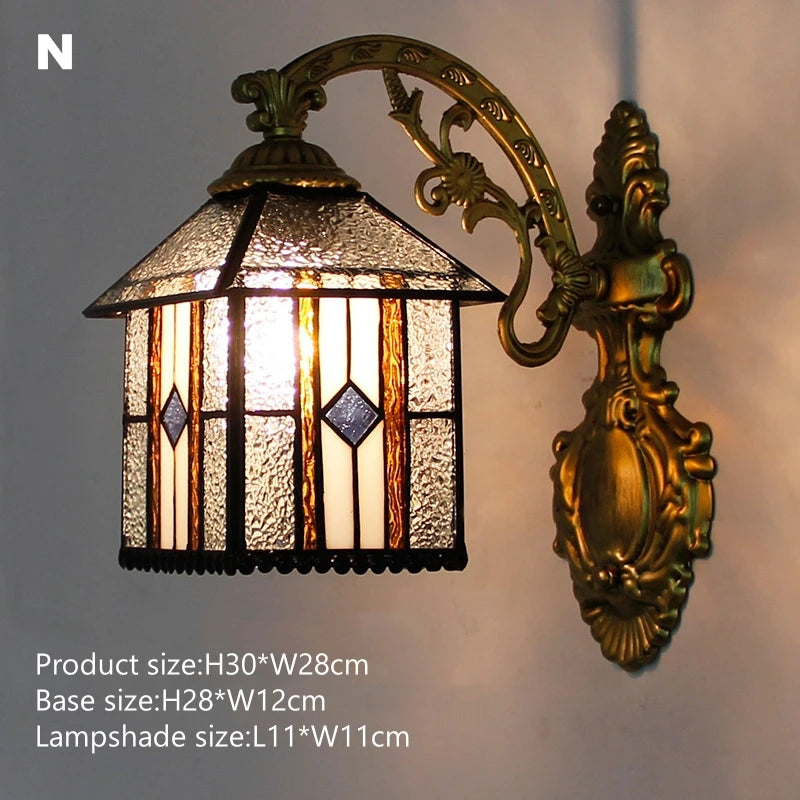 Odette Stained Glass Wall Sconce