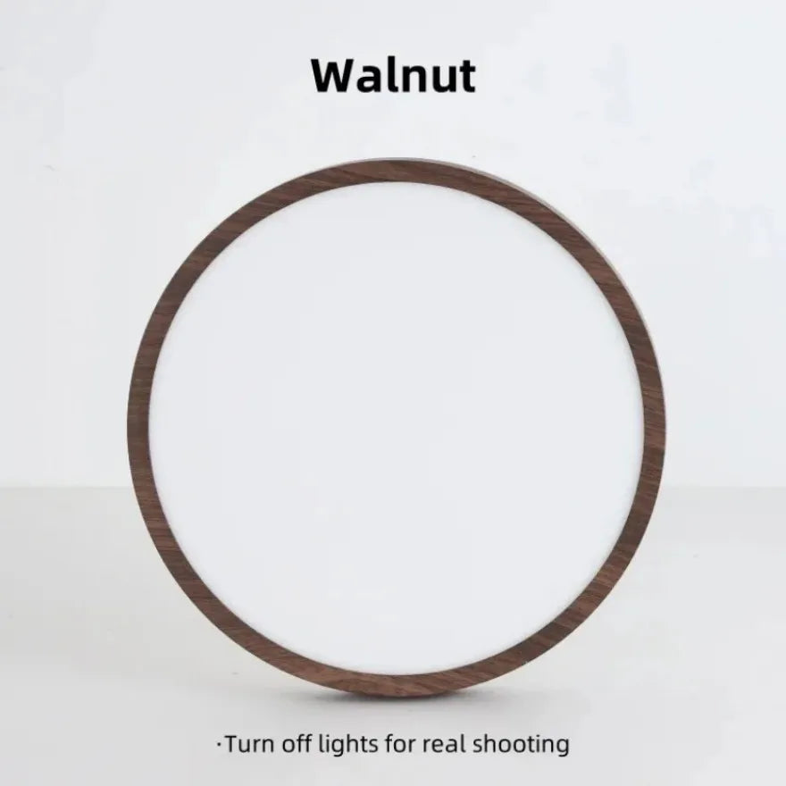Ultra-Slim Woodgrain Ceiling Light — product detail view 3