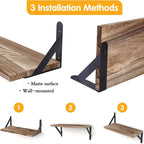 Perry Wooden Floating Shelves