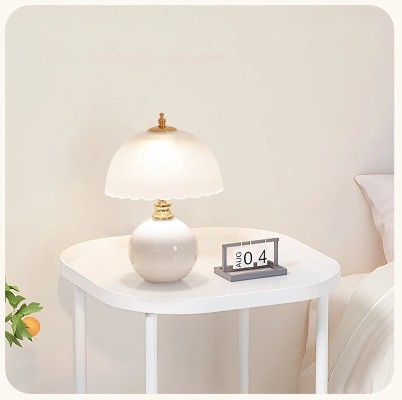 Nori Ceramic & Glass Book Lamp