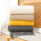 Freya Nordic Tassel Throw