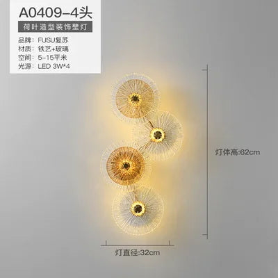 Luna Glass Wall Sconce