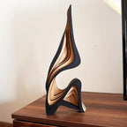 Linden Abstract Wood Sculpture